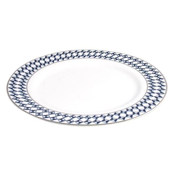 Tokyo Origami Tallrik 28 cm Vit/Blå