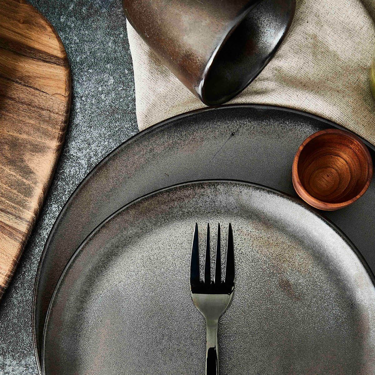 Raw Tallrik 20 cm Metallic Brown