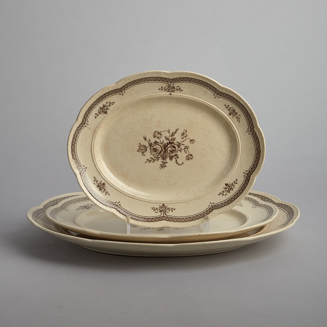 "Anglo" Uppläggningsfat 3 st