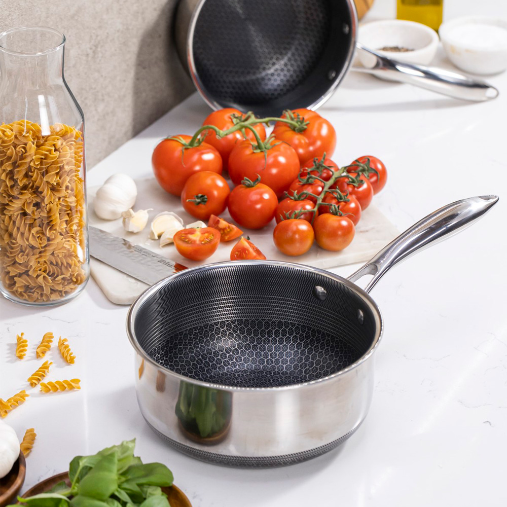 Hybrid Kastrull med Lock 2,8 L Silver/Svart