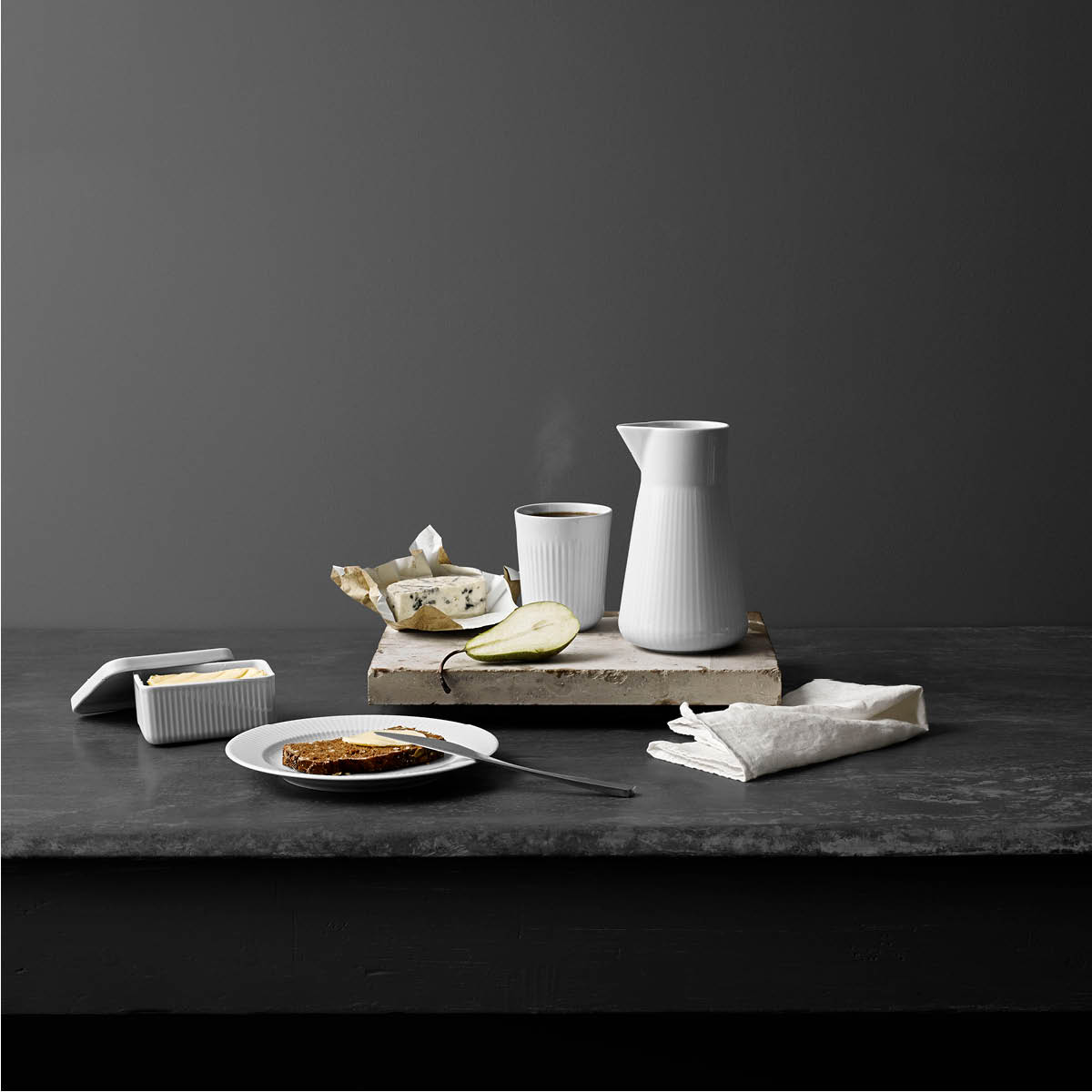 Legio Nova Tallrik flat 19 cm Vit