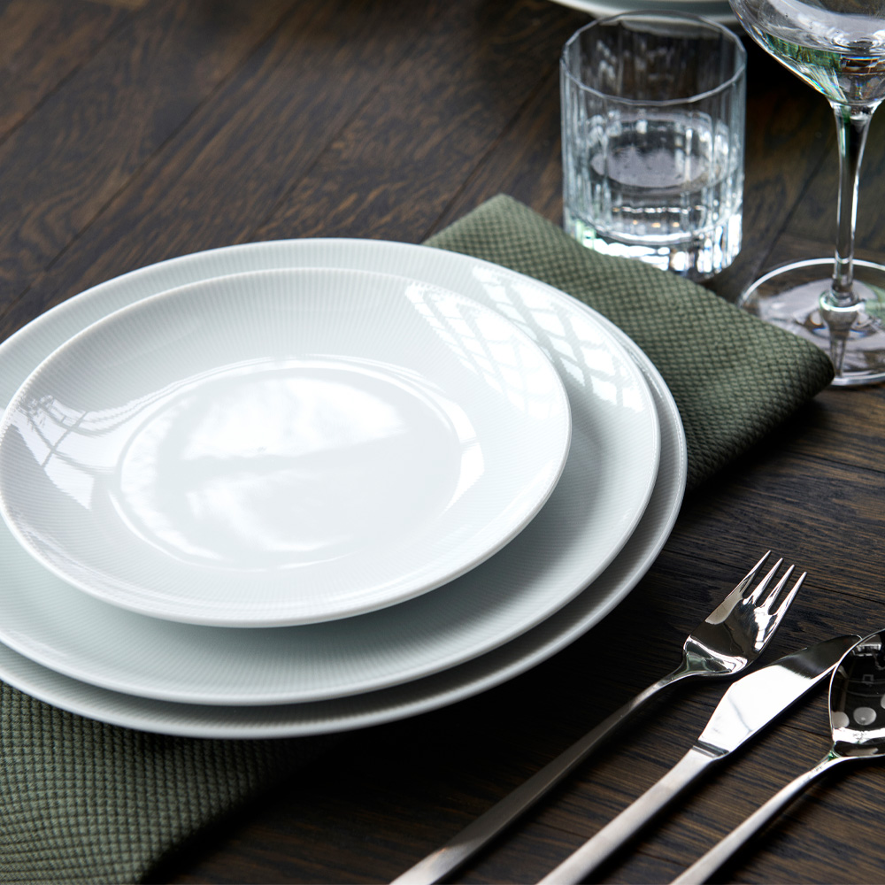 Eventail Tallrik 21 cm Vit