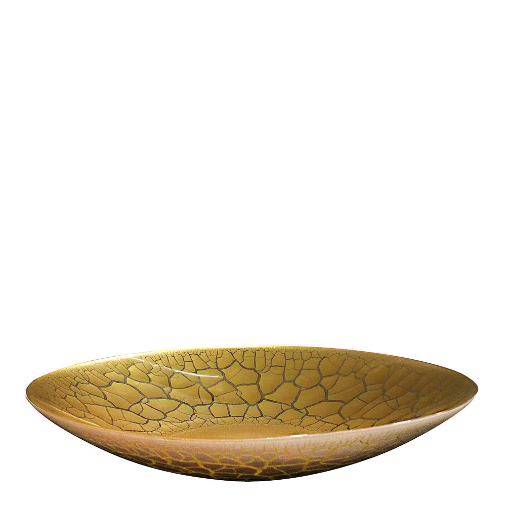 Croco Fat 39 cm Vit/Guld