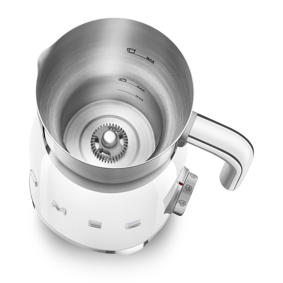 Smeg 50's Style Mj&ouml;lkskummare Vit