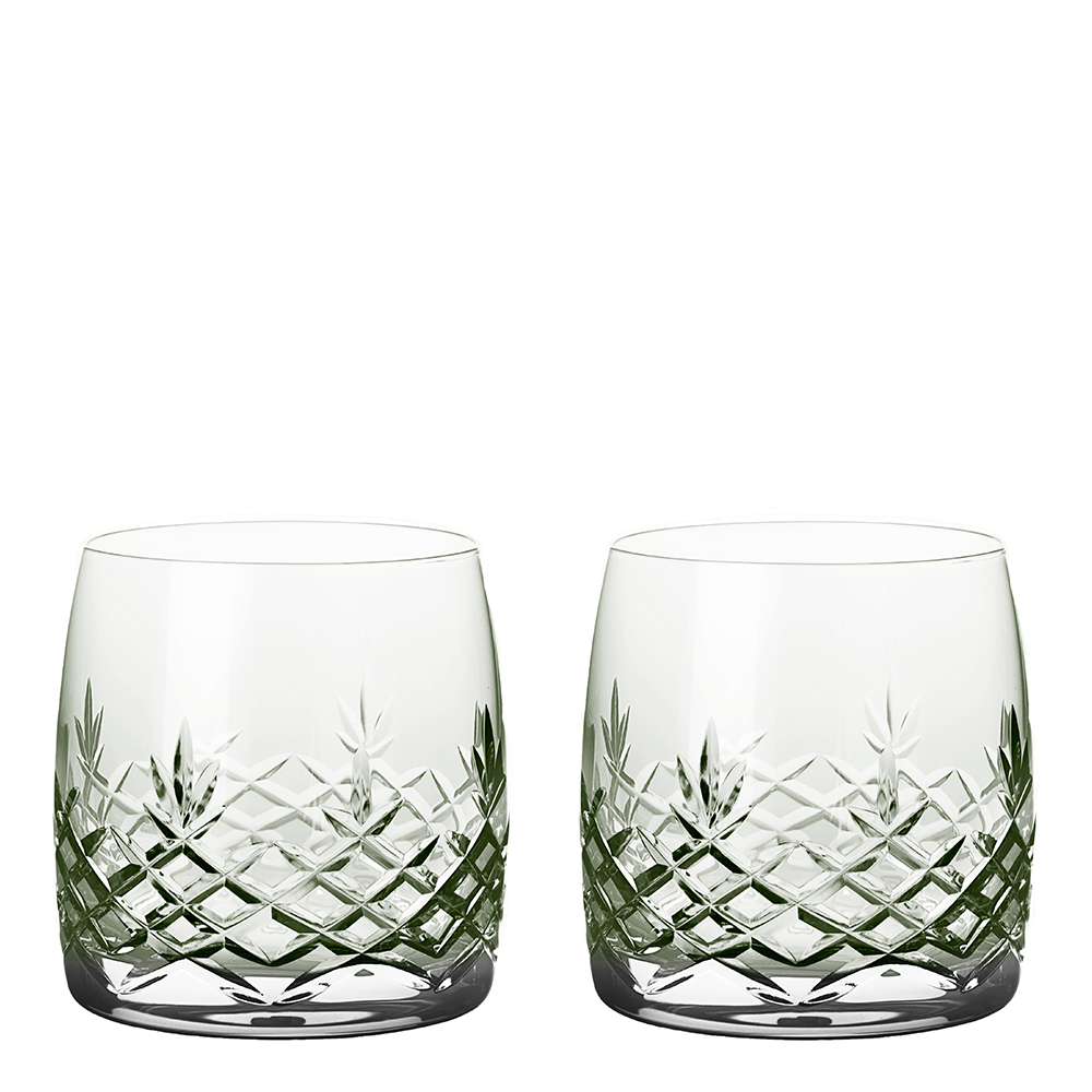 Crispy Aqua Glas 23 cl 2-pack Gr&ouml;n