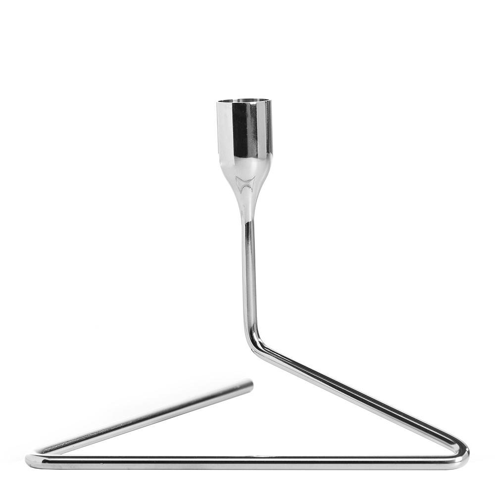 Puzzle Ljusstake 14 cm Silver