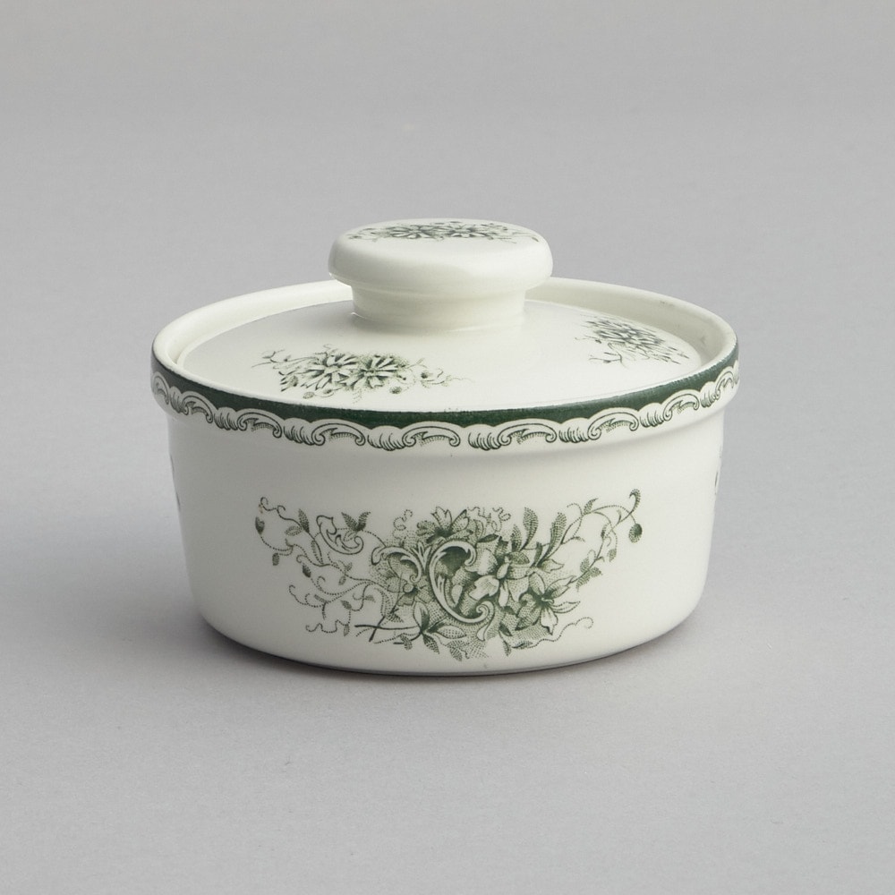 SÅLD "Grön Anna" Sockerskål