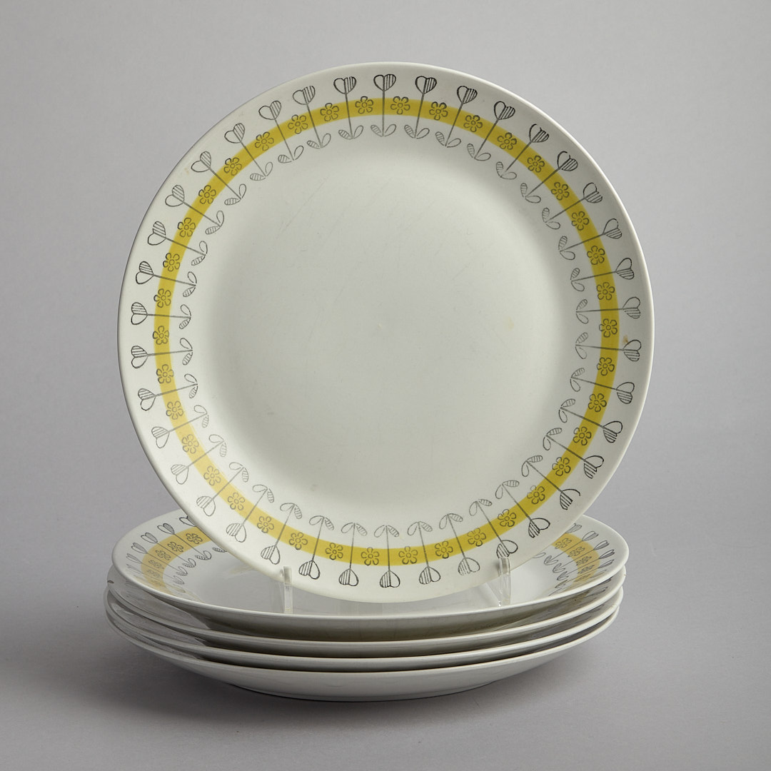 "Hjärter" 5 st Mattallrikar av Helmer Ringström