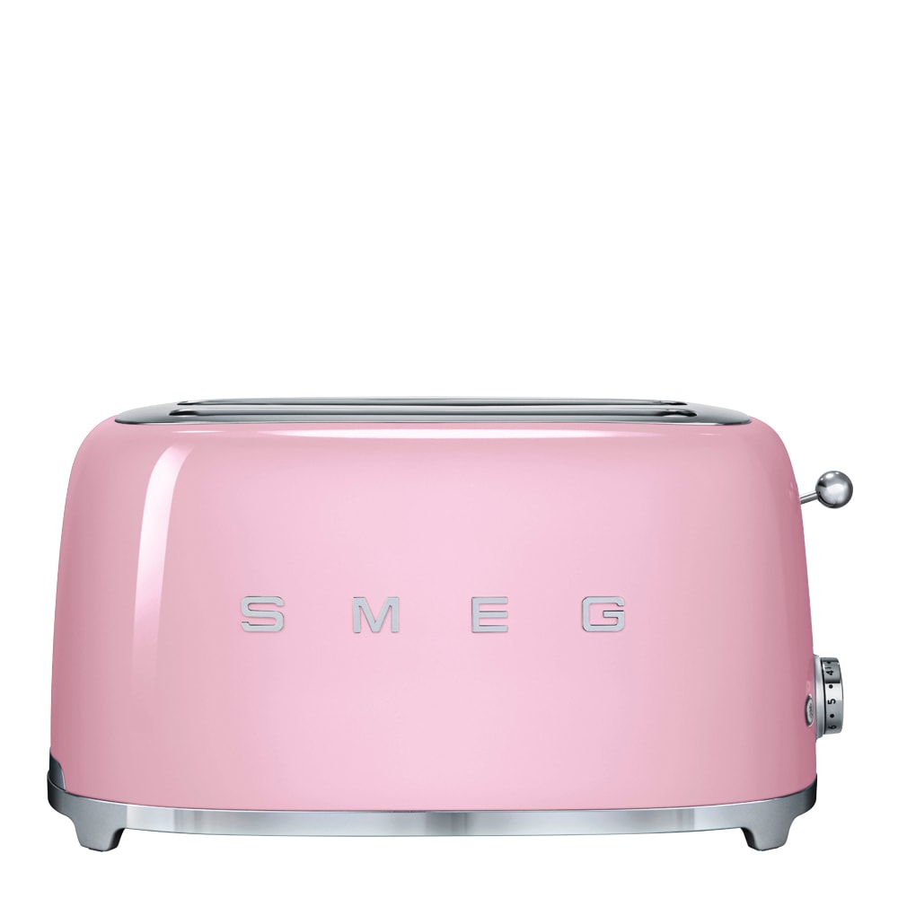 Smeg 50's Style Brödrost 4 skivor Rosa