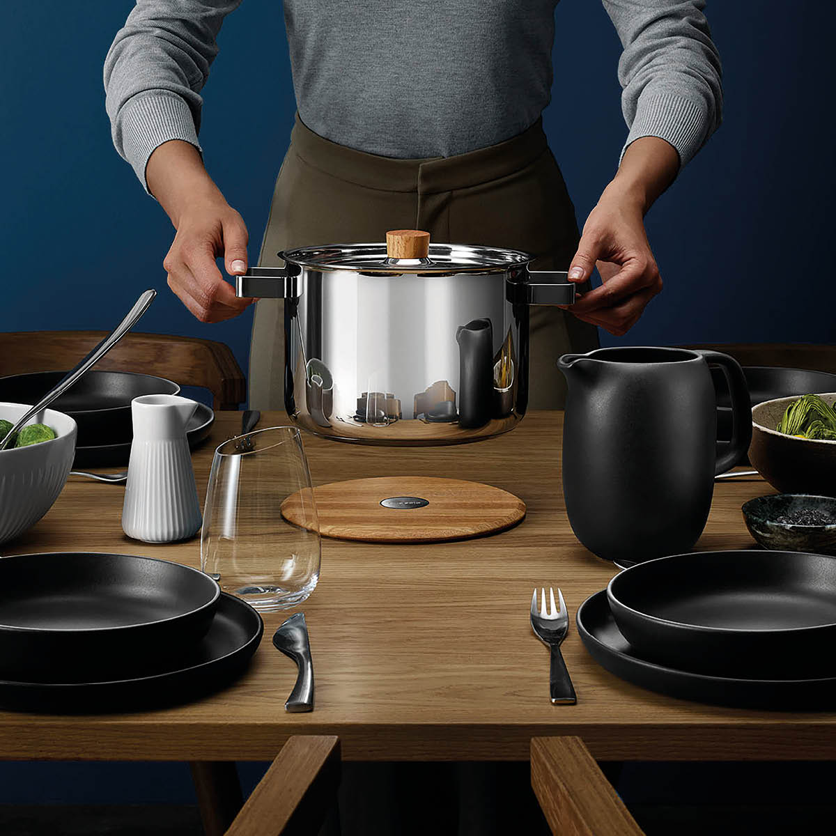 Nordic Kitchen Gryta 6,0L Rostfritt Stål