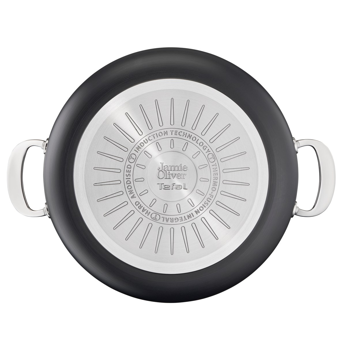 Jamie Oliver Stekgryta Tefal Cook's Classic Hard Anodized med lock 30 cm