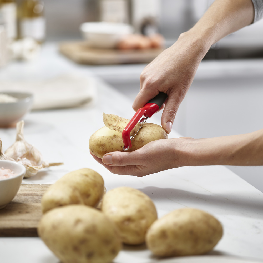 Duo Skalare 19 cm Röd/Grå