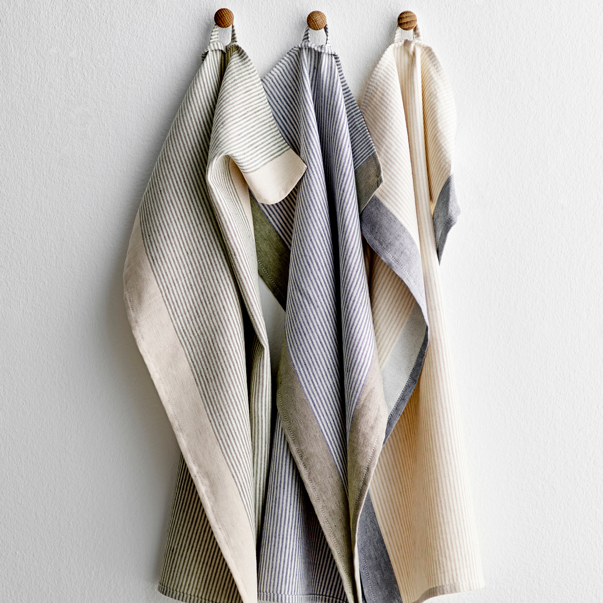 Statement Stripe Kökshandduk 50x70 cm Blå