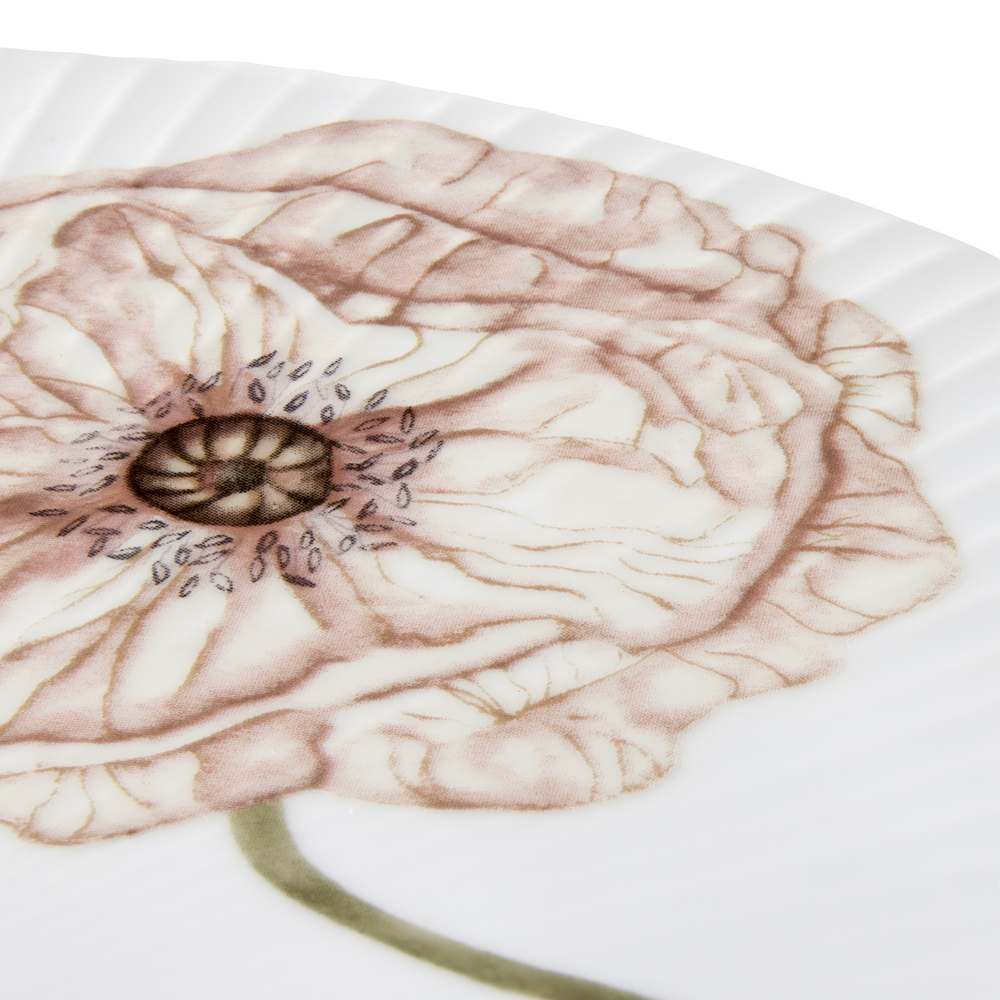 Hammersh?i Poppy Tårtfat 30 cm Vit