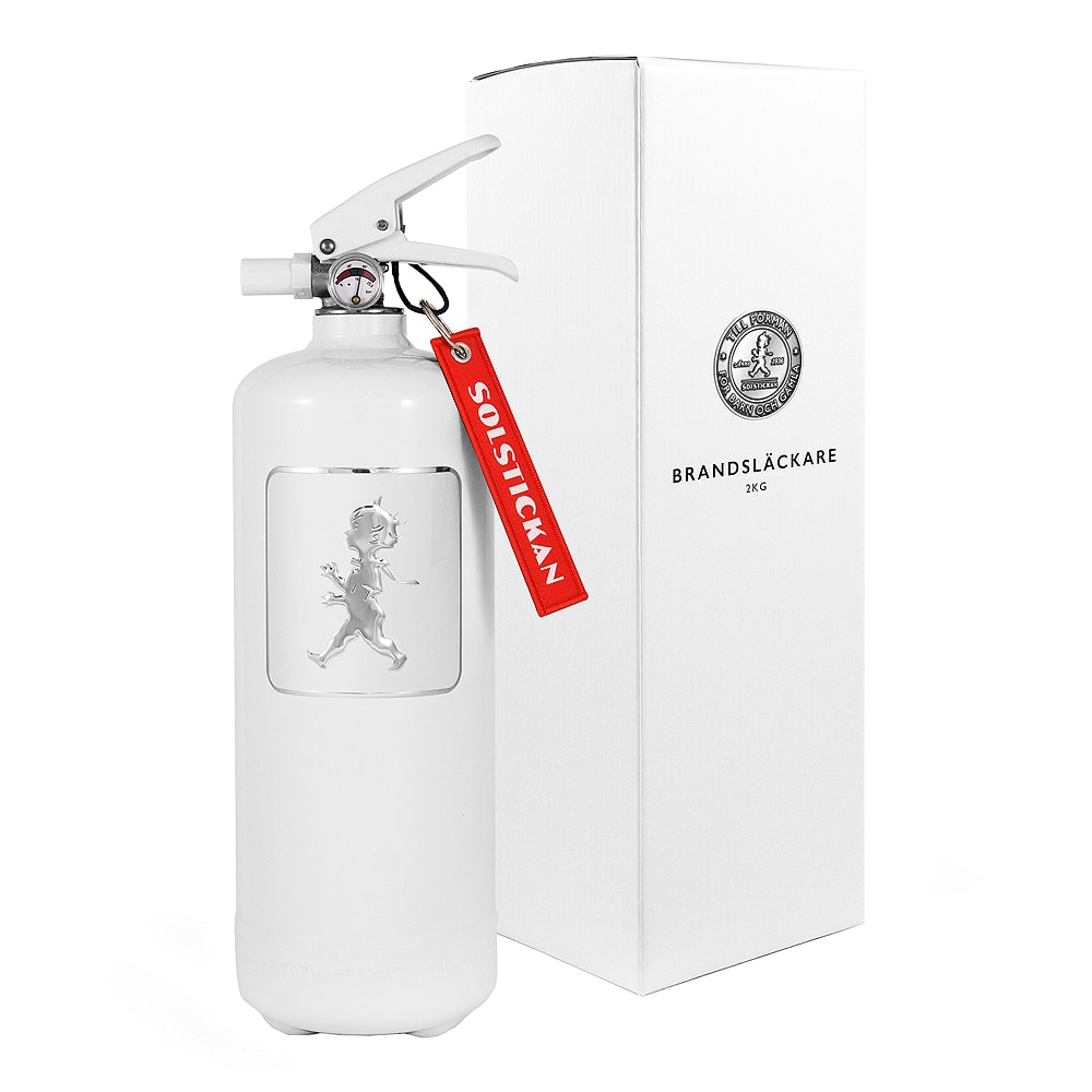 Solstickan Brandsläckare 2 kg Vit