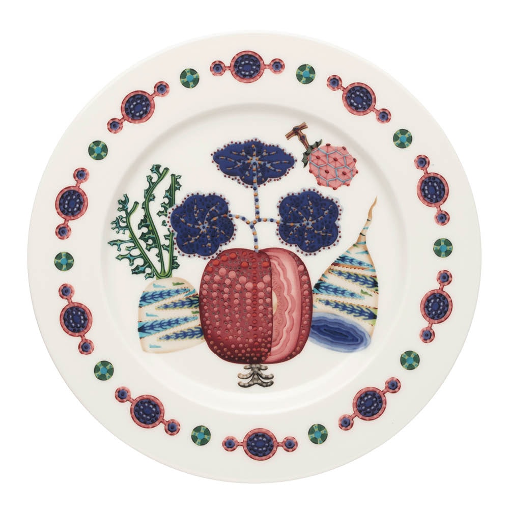 Taika Sato Tallrik 22 cm Flerfärgad