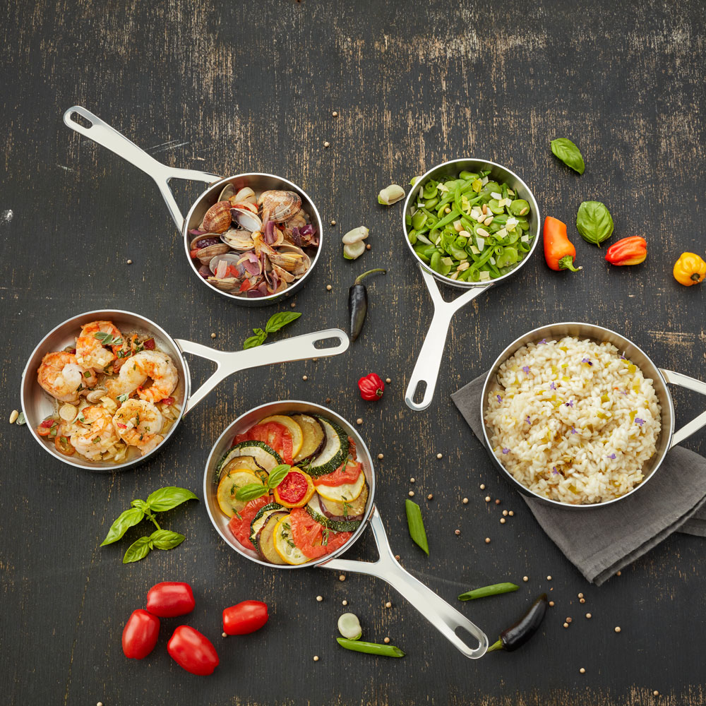 Resto Stekpanna Mini 16 cm 3-lager