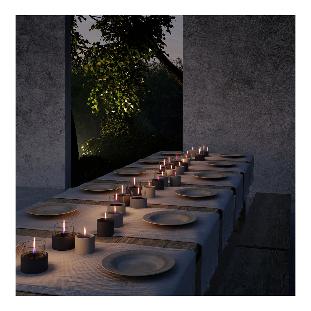 Breeze Lykta 2-pack Grå