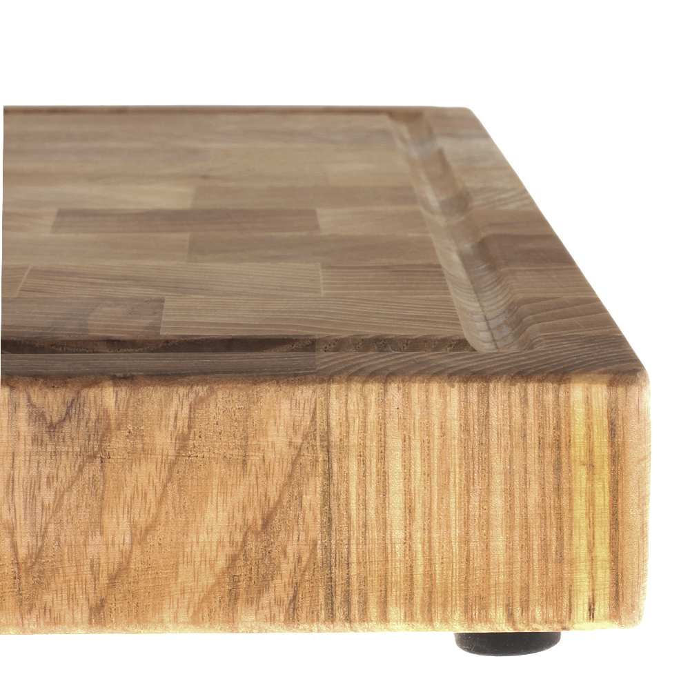 Signerat Skärbräda 46x36x4 cm Ek