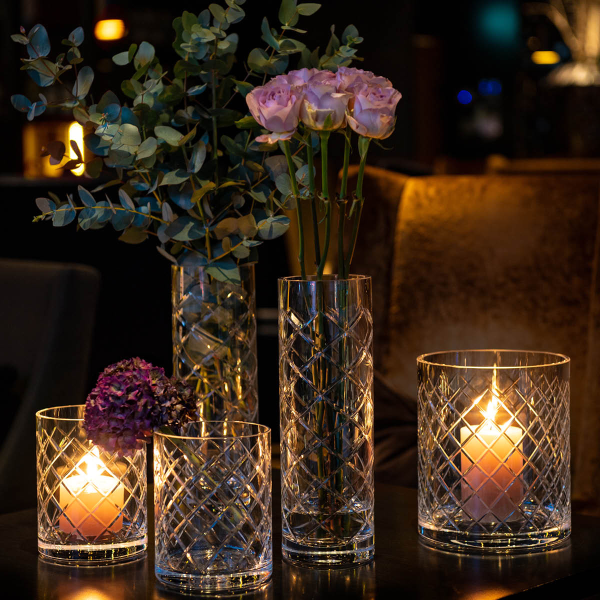 Skyline Lux Lykta 12x15 cm Klar