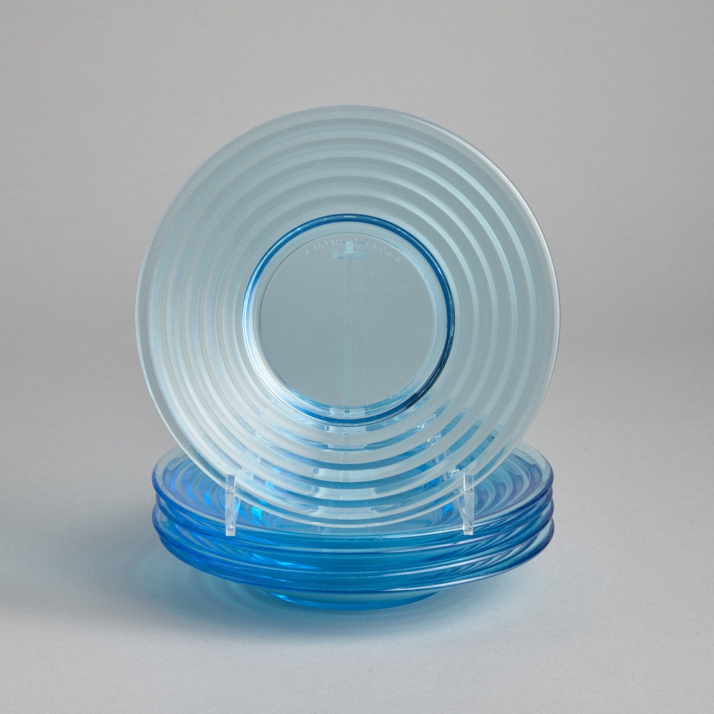 "Aqua" Glasassietter 5 st