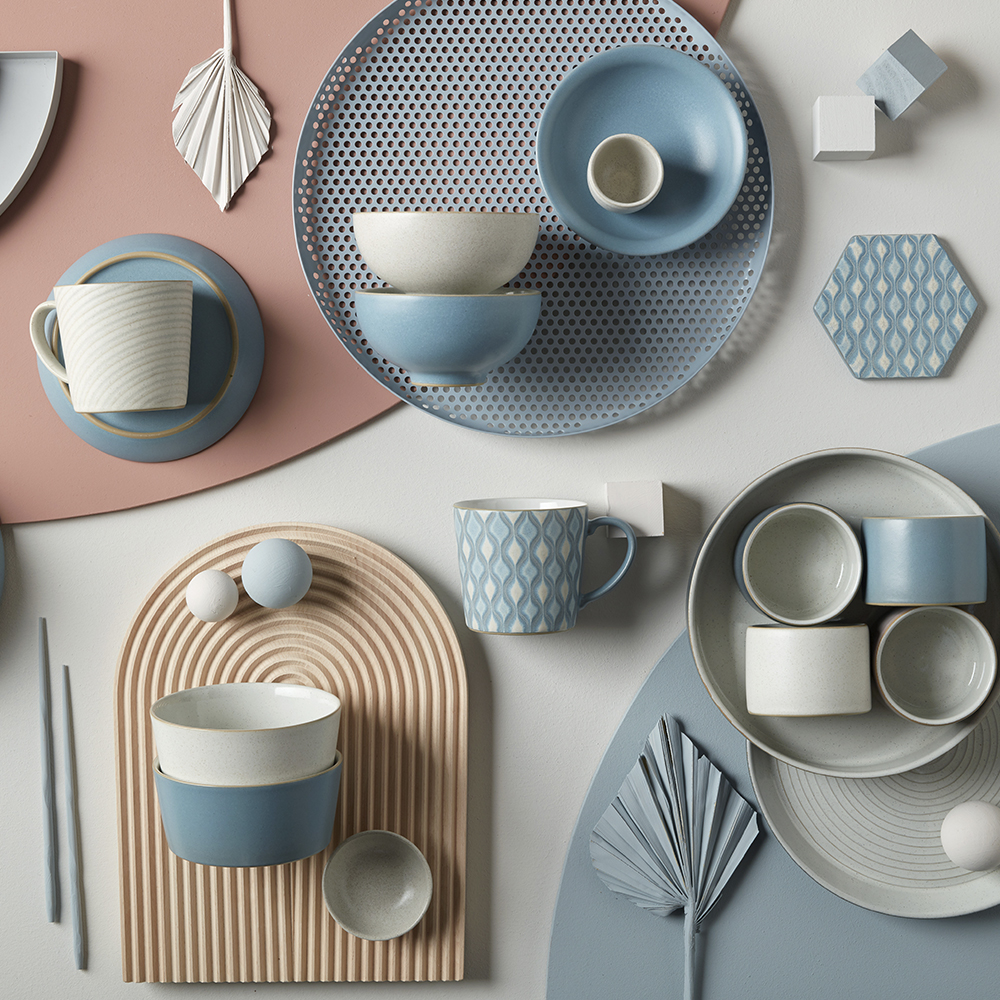 Impression Skål 13 cm Blå