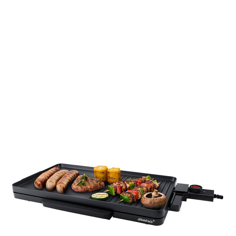 Bordgrill SLIM 2000W Ultratunn Svart