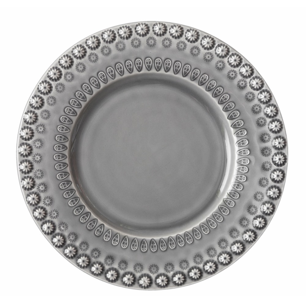 Daisy Tallrik 22 cm Soft Grey