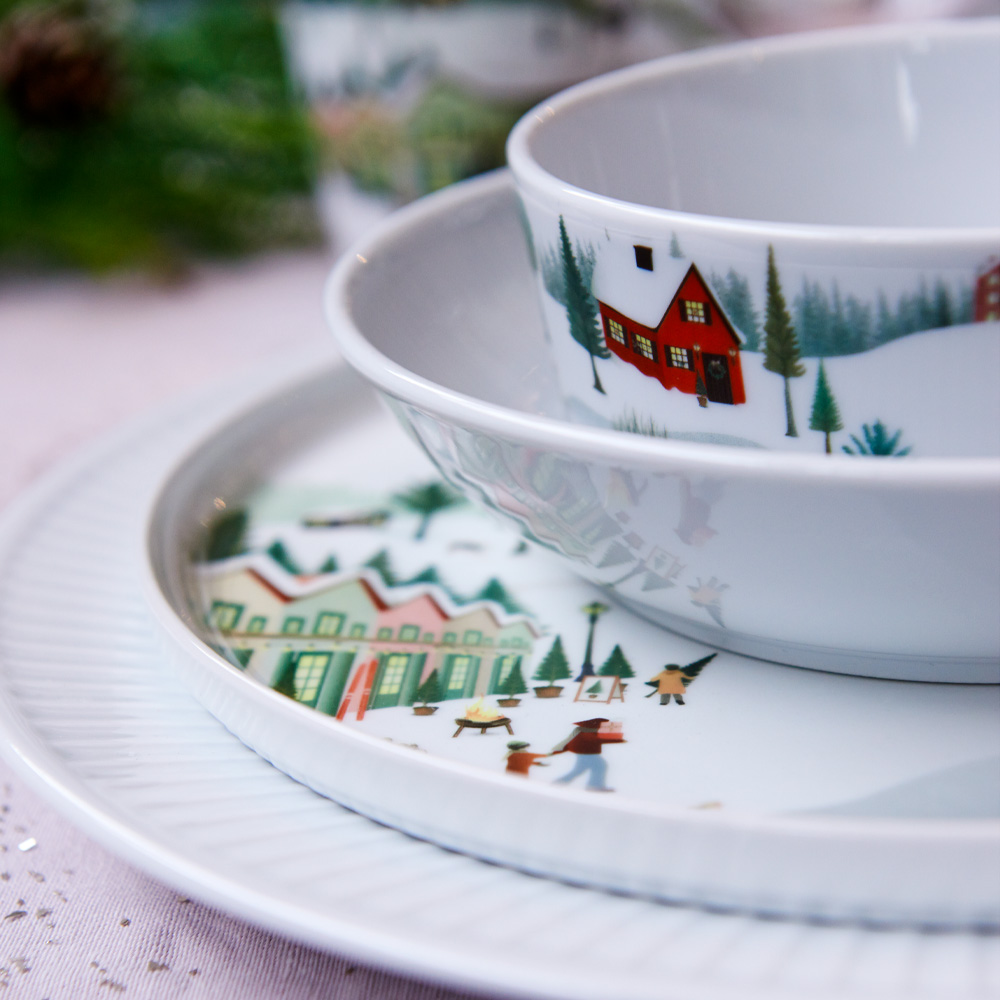 Vinter Tallrik 26 cm Vit