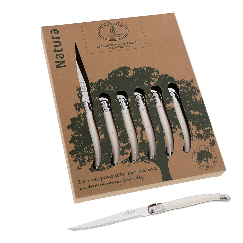 Grillkniv 6-pack Biodegradable Vit