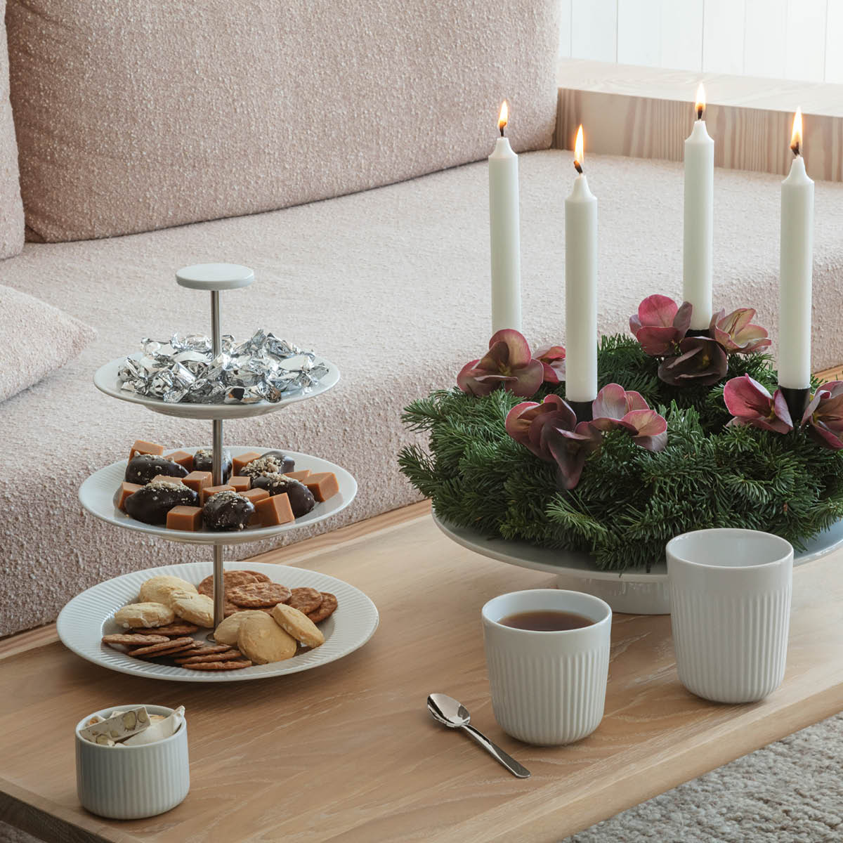 Eva Trio Legio Nova Våningsfat Vit