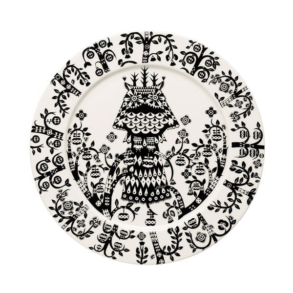 Taika Tallrik flat 27 cm Svart