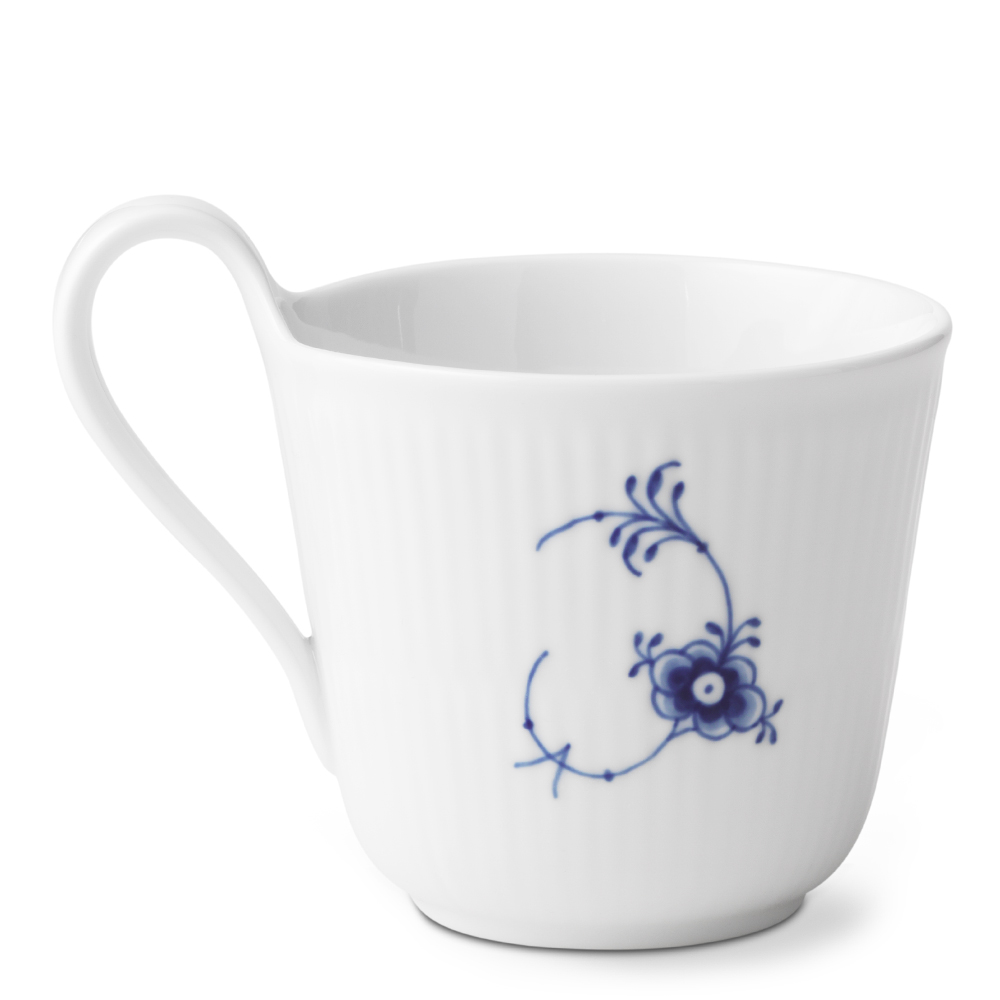 Blue Fluted Pl Alphabet Mugg 33 cl T