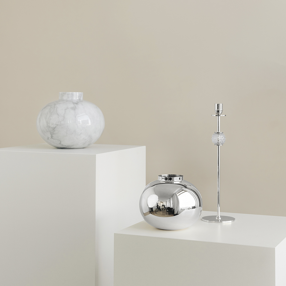 Amico Vas 20 cm Förnicklad Mässing