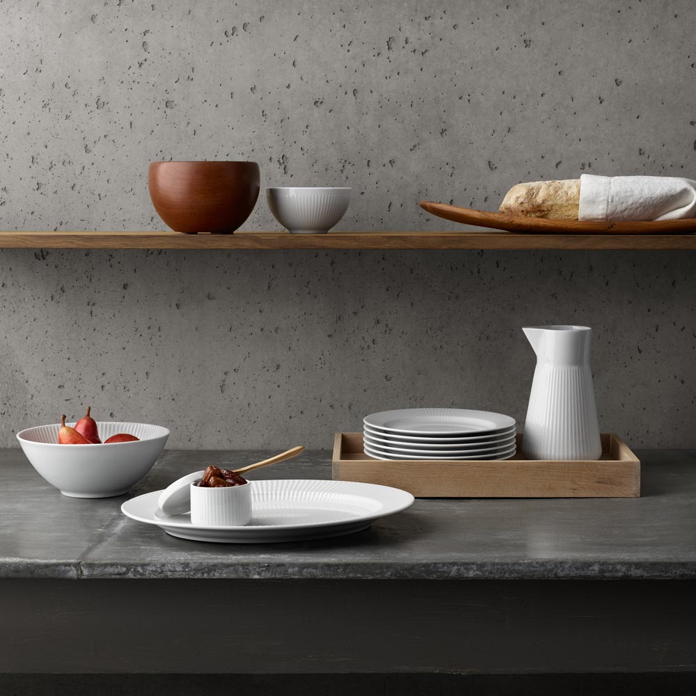 Eva Trio Legio Nova Fat oval 37 cm Vit