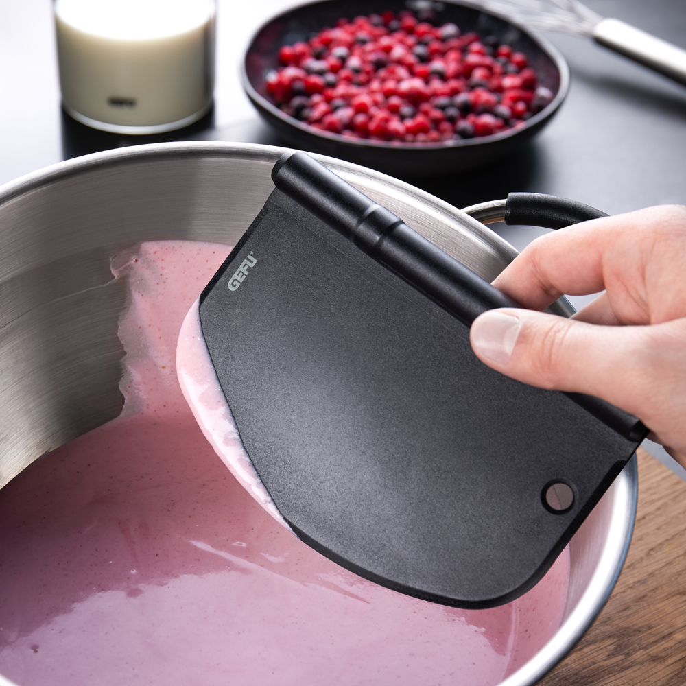 Degskrapa 2-i-1 Svart