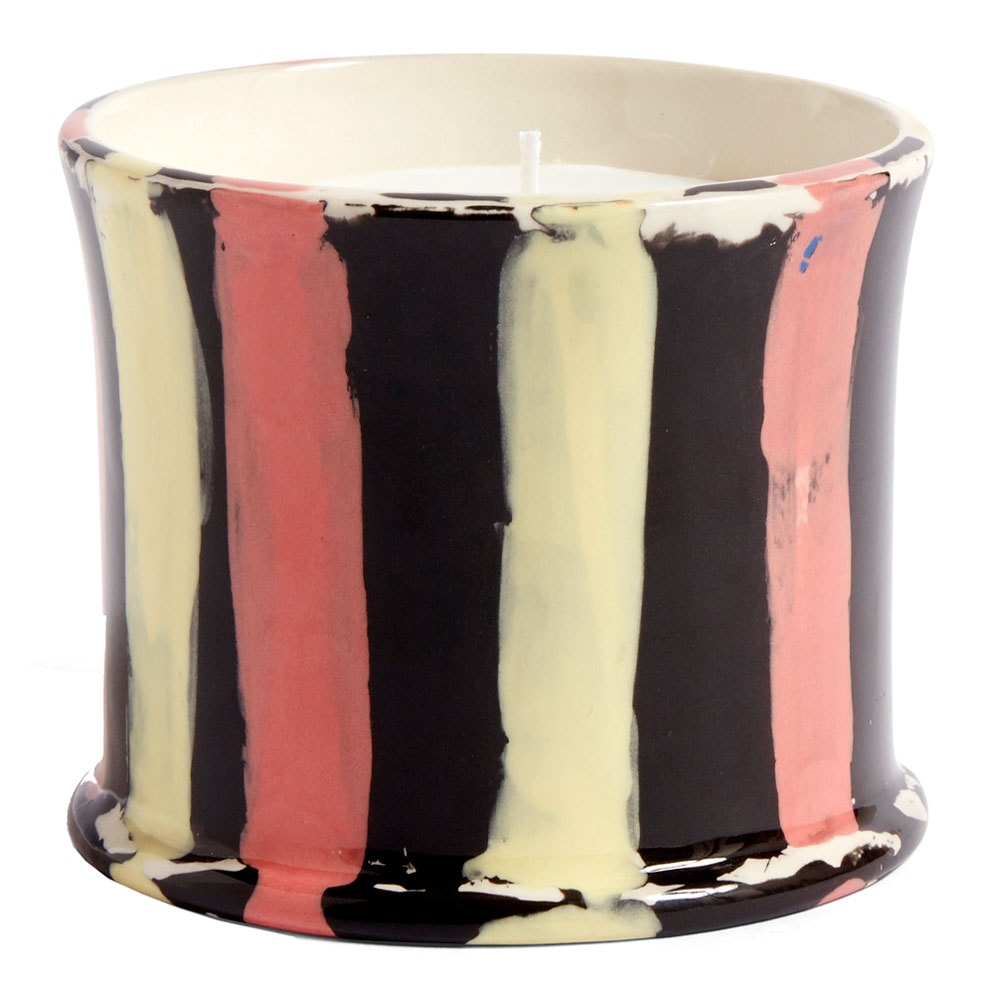 Hay Stripe Doftljus 10x8 cm Orange Flower