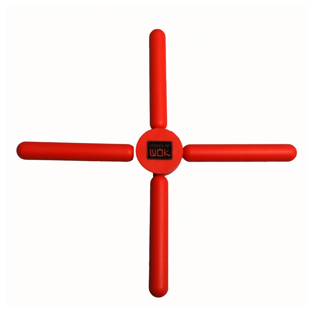 School of Wok Hopfällbart Underlägg Röd