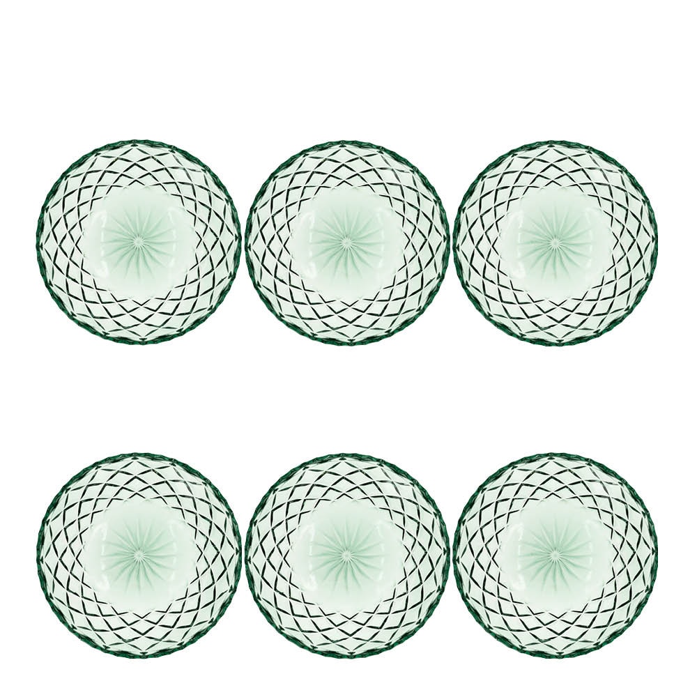 Sorrento Assiett Glas 16 cm 4-pack Grön