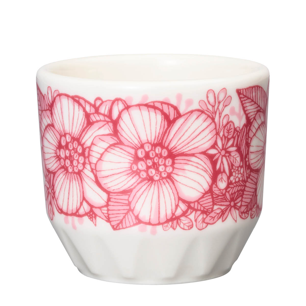 Huvila Äggkopp 4 cl 2-pack Rosa/vit