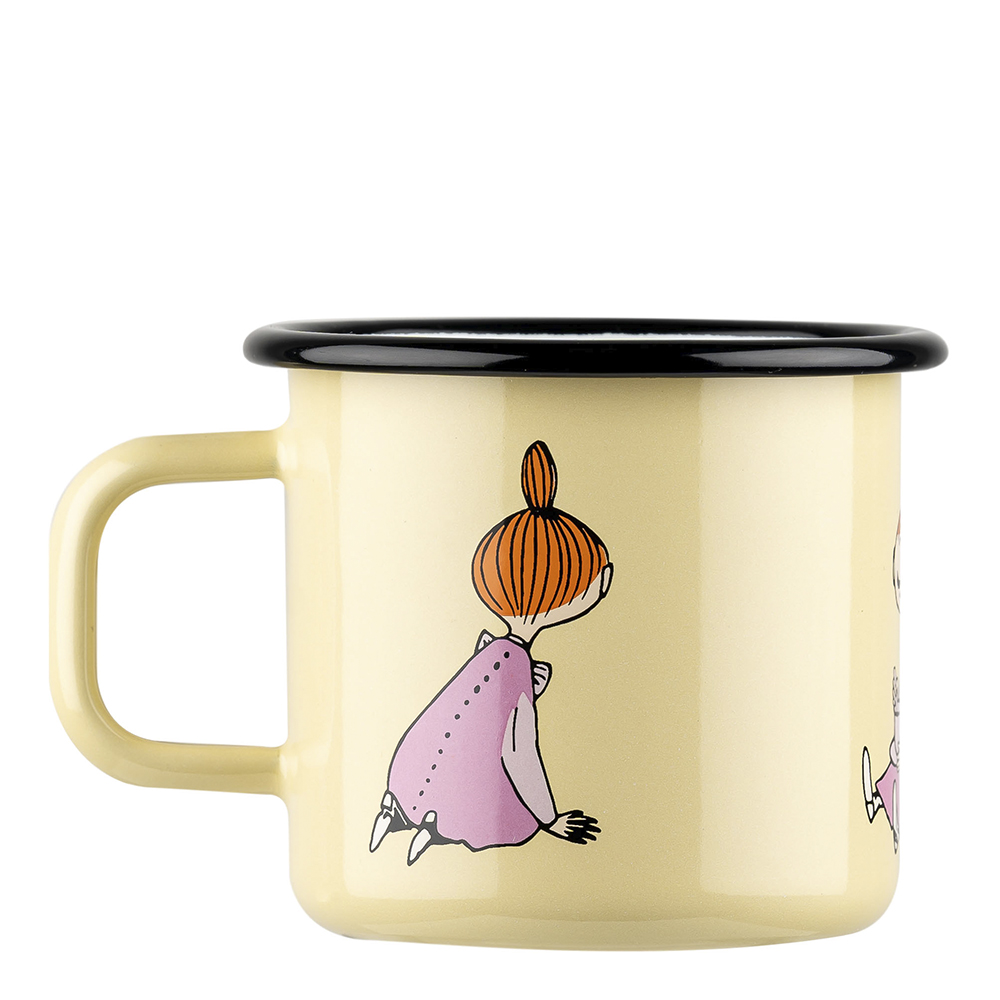 Mumin Emaljmugg Mymlan 37 cl Gul