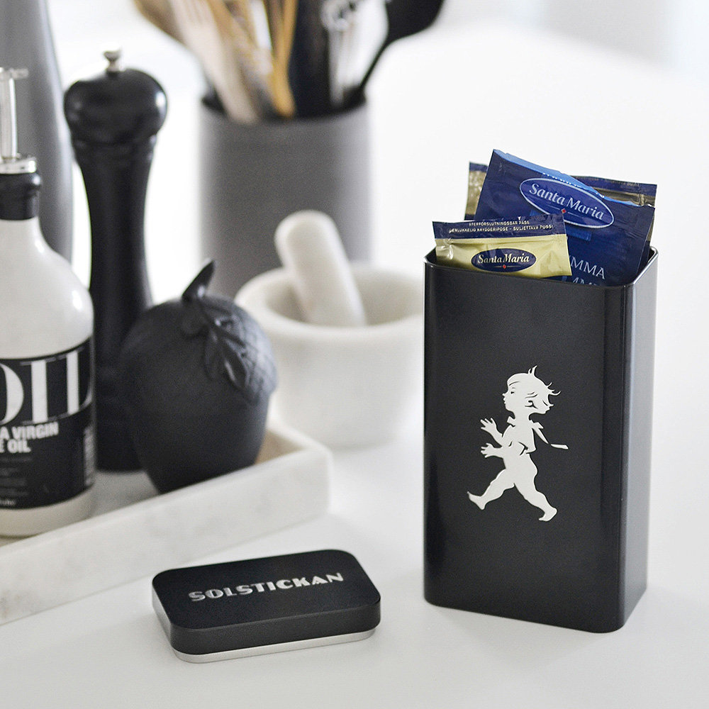 Kaffeburk Svart matt