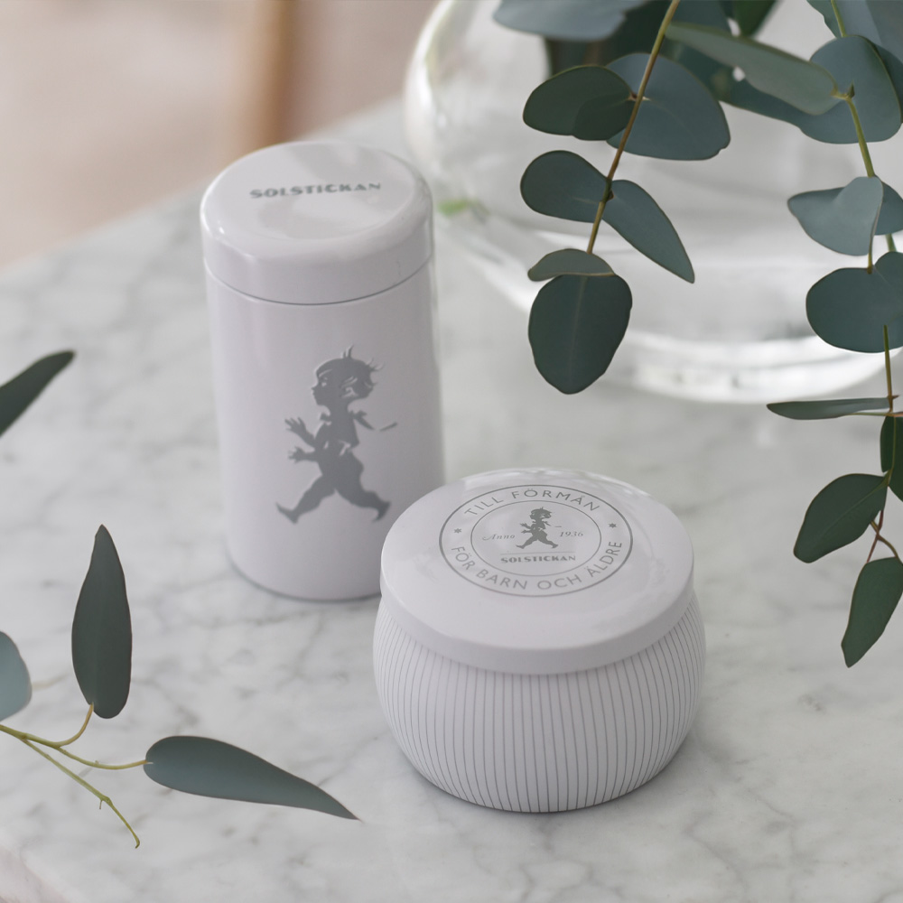 Presentförpackning Doftljus+Tändsticksrör Eukalyptus
