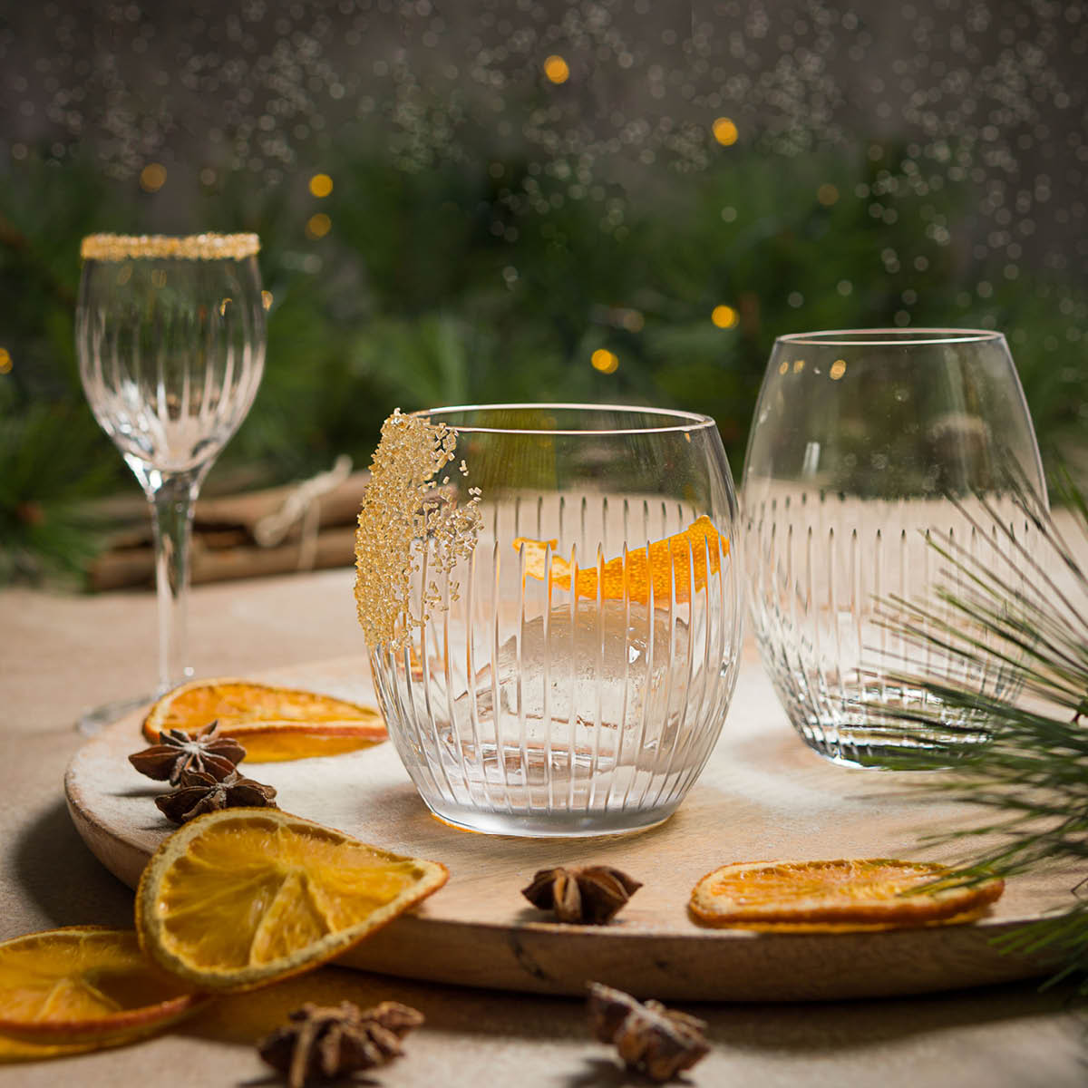 Alba Fine Line Whiskyglas 30 cl Klar