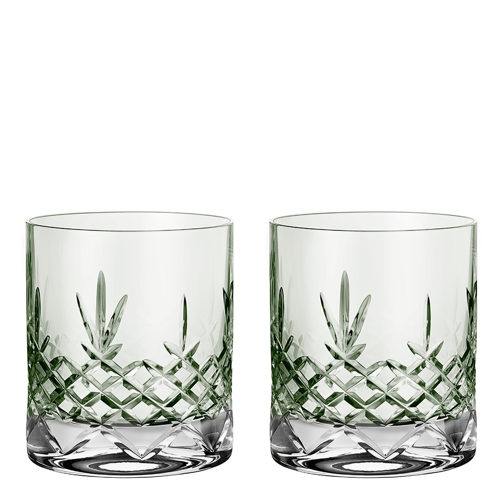 Crispy Lowball Glas 38 cl 2-pack Grön