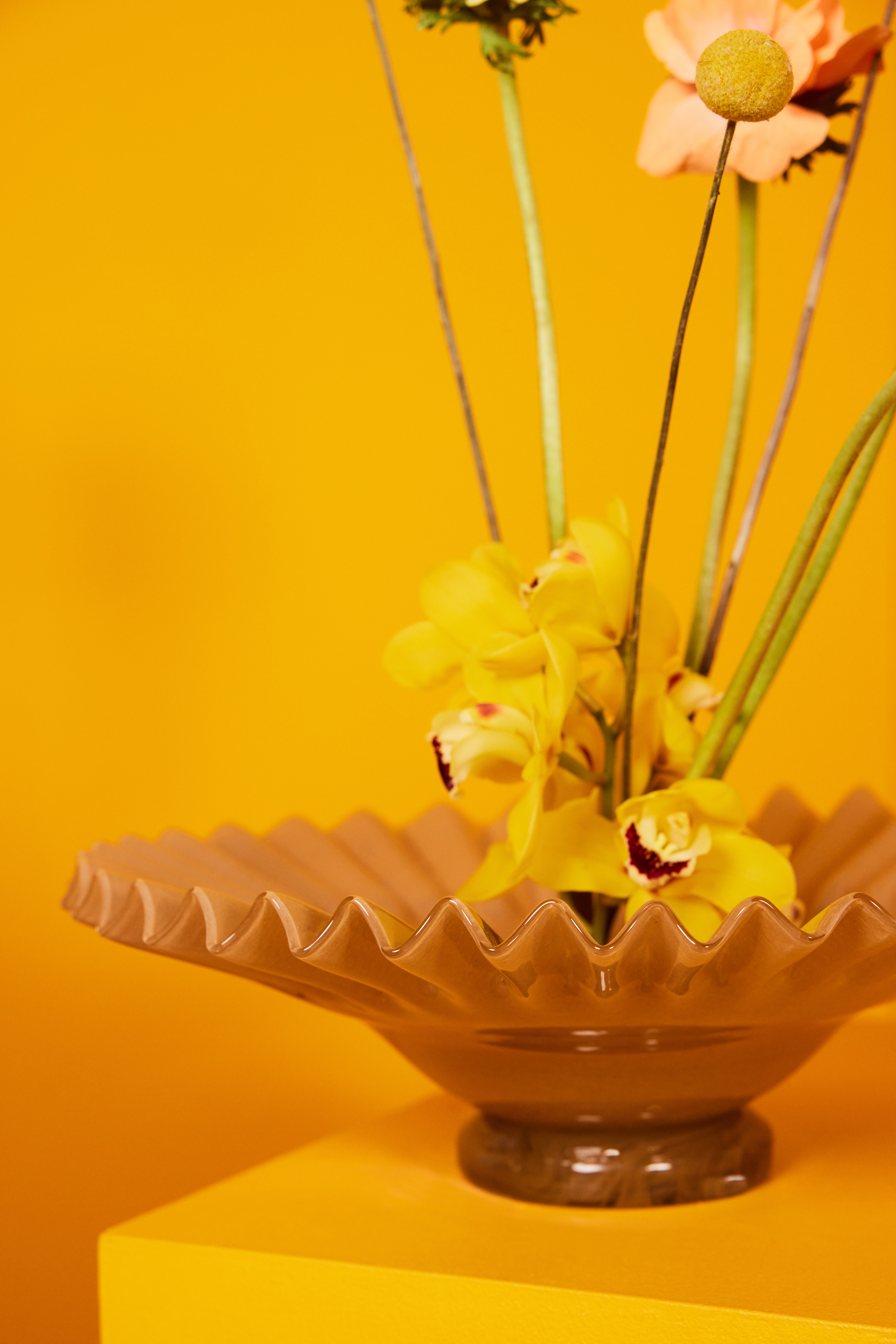 Lori Skål 38 cm Beige