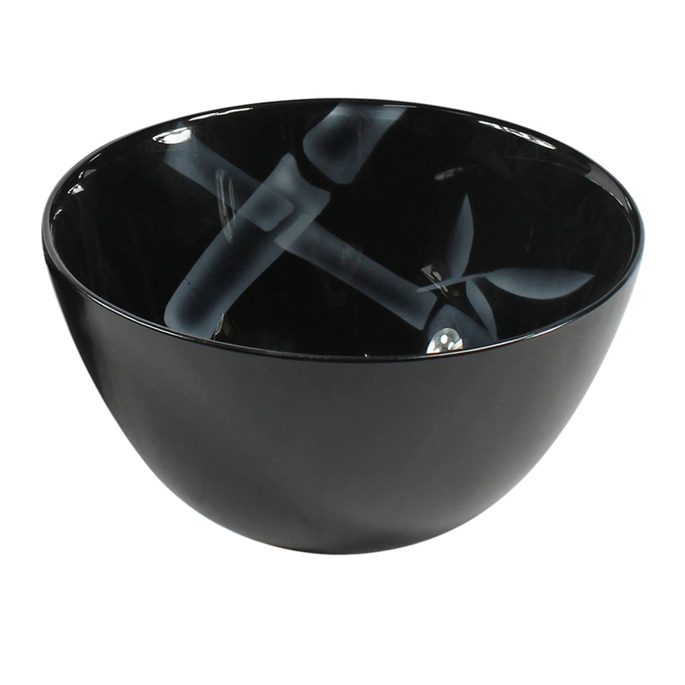 Bambu Skål 9x17 cm Svart