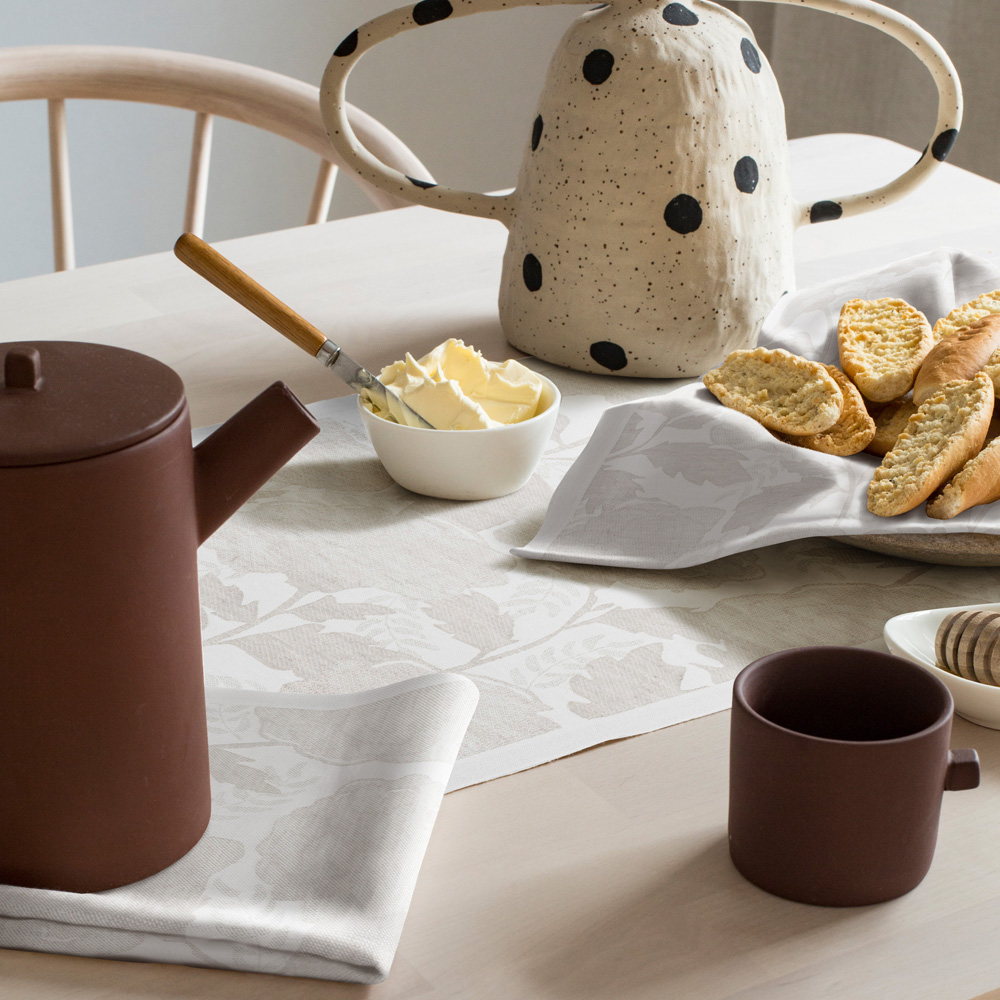 Rosor Bordslöpare 35x120 cm Natur