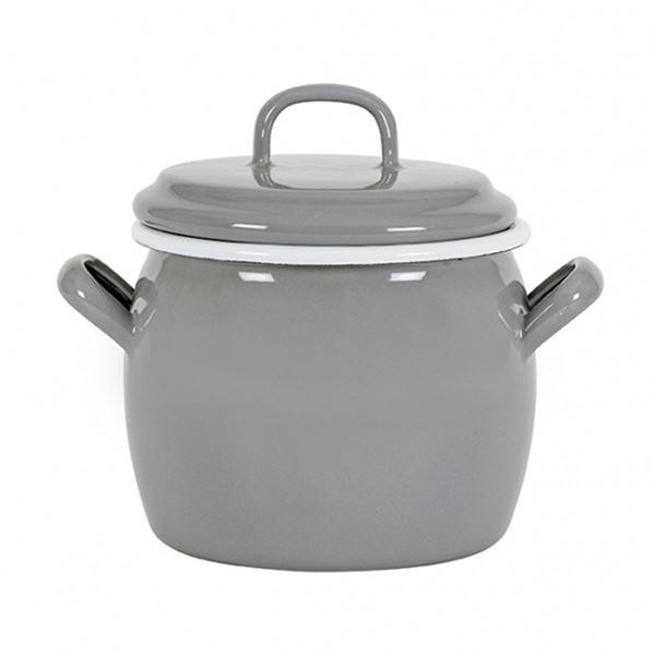 Gryta/Lock 0,7 L Grå