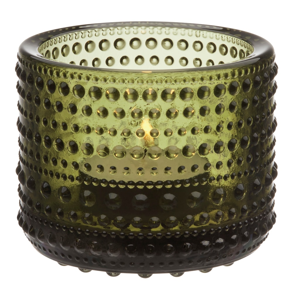 Kastehelmi Ljuslykta 6,4 cm Mossgrön